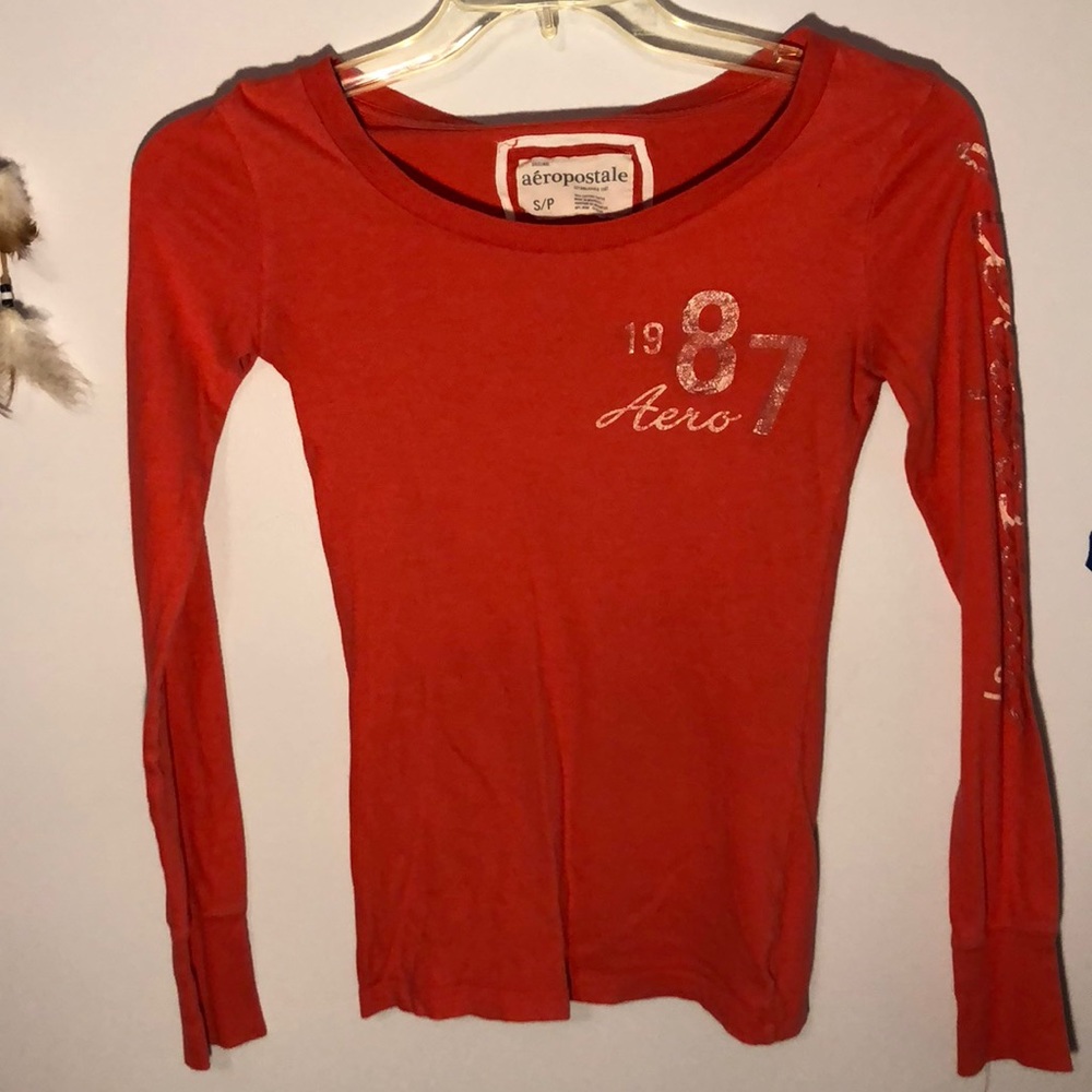 coral aero long sleeve tee
